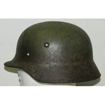 German green camo M 40 SS Helmet single decal. Espenlaub militaria